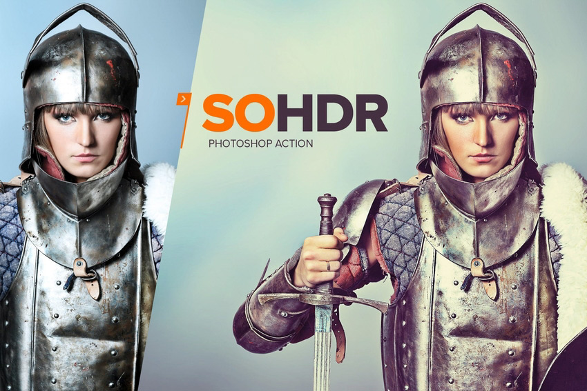 SoHDR Photoshop Action