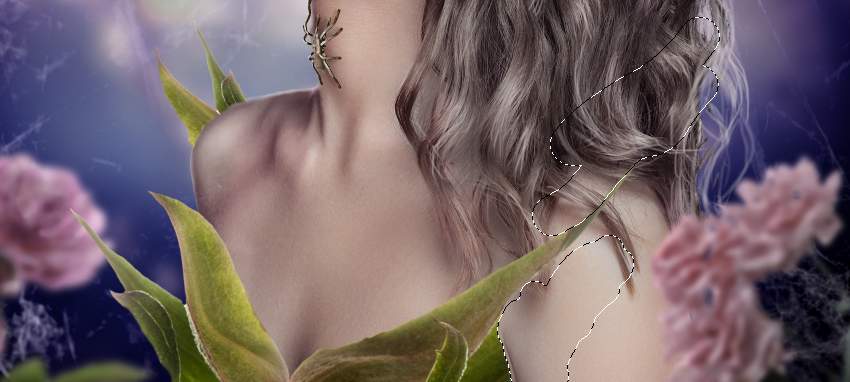 right sepals masking