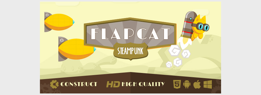 Game FlapCat Steampunk