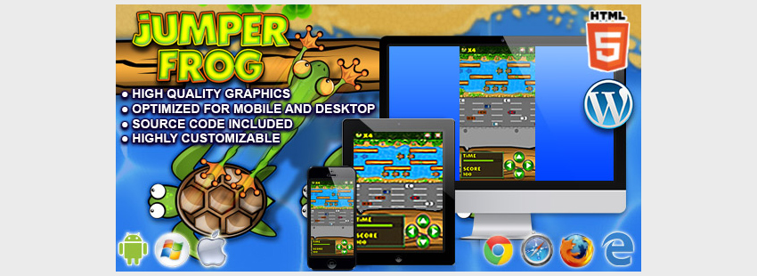 Jumper Frog - HTML5 Game