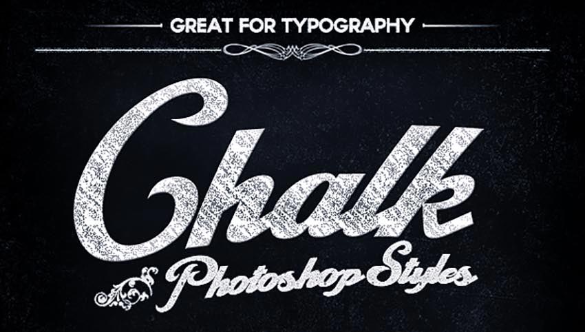 Chalkboard Photoshop Layer Styles